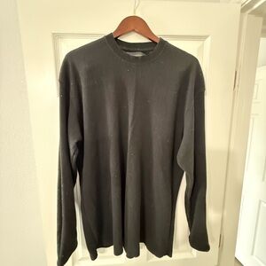 Men's Black Long Sleeve Shirt